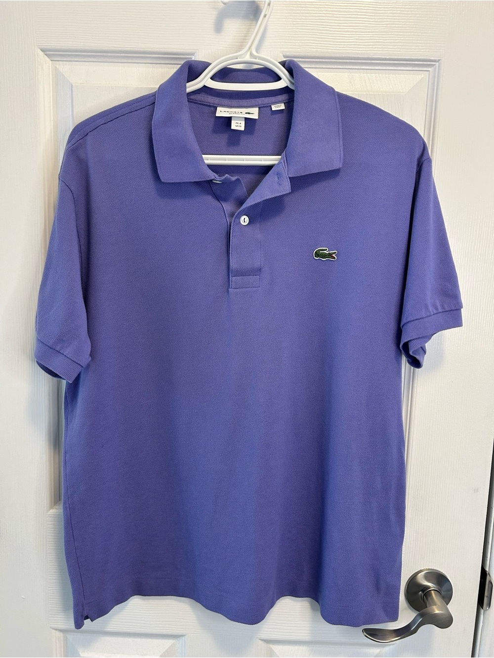 Lacoste Men's Lavender Polo Shirt